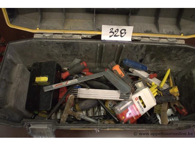 Pvc gereedschapskoffer met inhoud - afbeelding 2 van  2