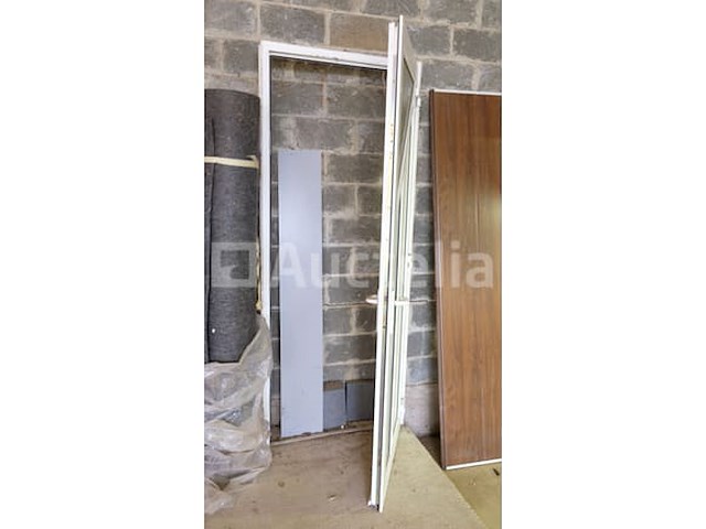 Pvc-ingangsdeur 58mm wit - afbeelding 3 van  4