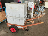 Pvc opbergbak (6x) met transportkar - afbeelding 1 van  4