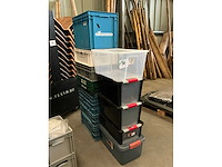 Pvc opbergbakke en -kratten (18x) - afbeelding 3 van  4