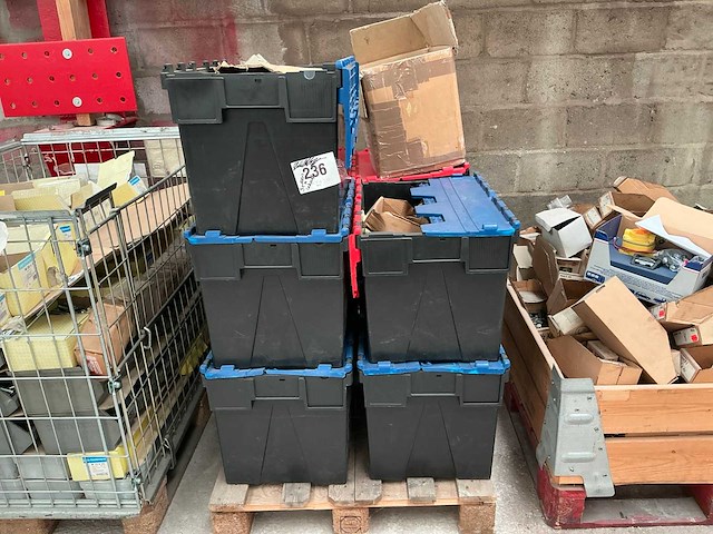 Pvc opbergdoos met inhoud (9x) - afbeelding 1 van  7
