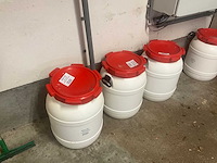 Pvc opslagtonnen (6x) - afbeelding 6 van  8