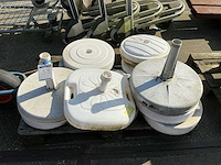 Pvc parasolvoeten (10x) - afbeelding 1 van  1