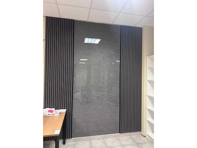 Pvc plaat 122x270cm grijs per 10 stuk - afbeelding 1 van  1