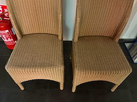 Pvc ratan eetkamerstoel (2x) - afbeelding 2 van  4