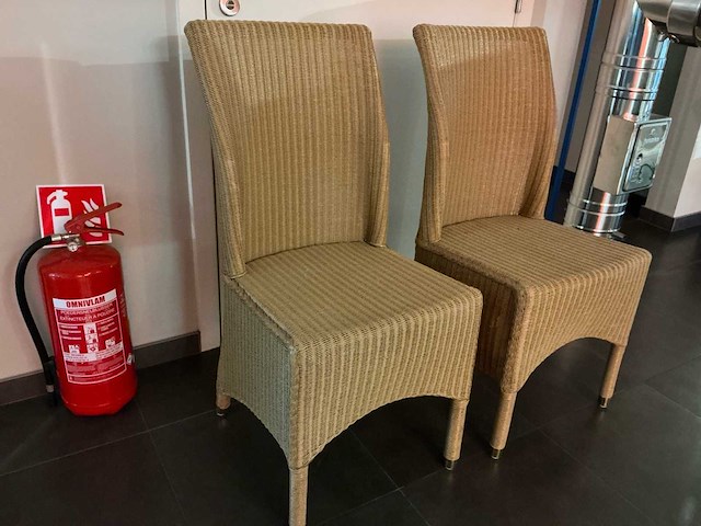 Pvc ratan eetkamerstoel (2x) - afbeelding 4 van  4