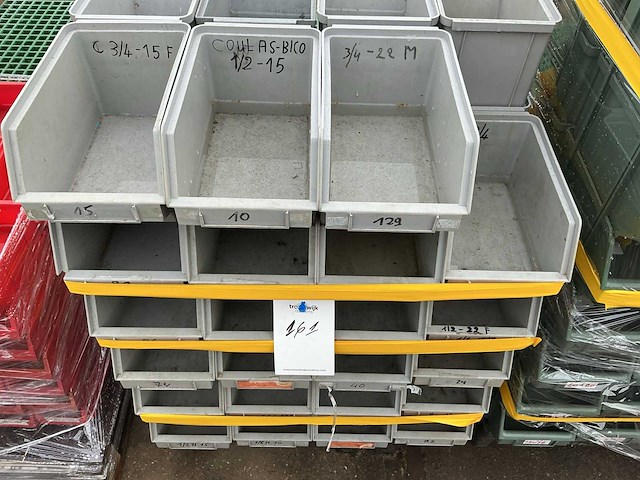 Pvc sorteerbakjes (45x) - afbeelding 1 van  2