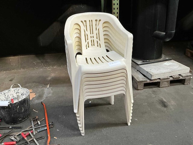 Pvc stoel (8x) - afbeelding 1 van  3