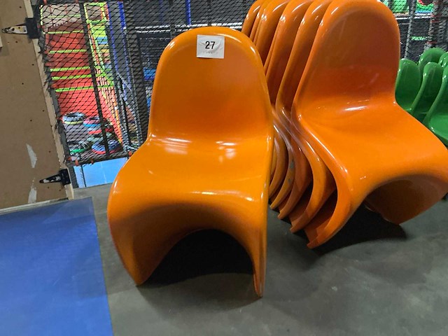 Pvc stoel (9x) - afbeelding 2 van  4