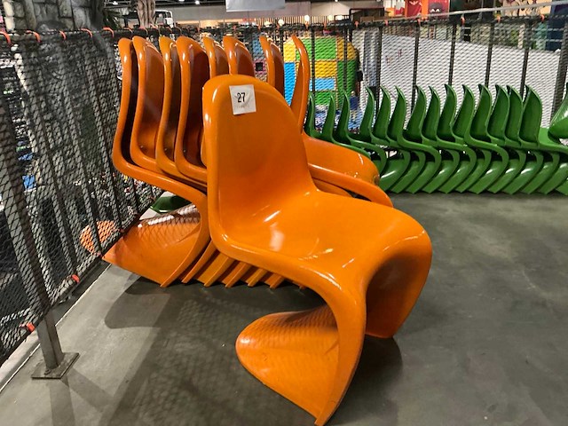 Pvc stoel (9x) - afbeelding 3 van  4