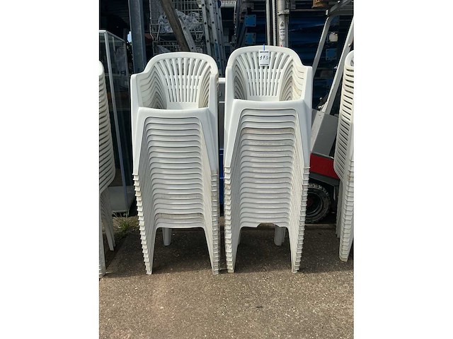 Pvc tuinstoel (45x) - afbeelding 1 van  2