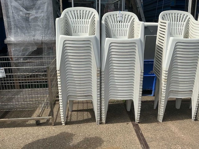 Pvc tuinstoel (45x) - afbeelding 1 van  2