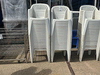 Pvc tuinstoel (45x) - afbeelding 1 van  2