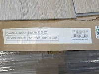 Pvc visgraat geïntegreerde ondervloer 63m² - afbeelding 2 van  3