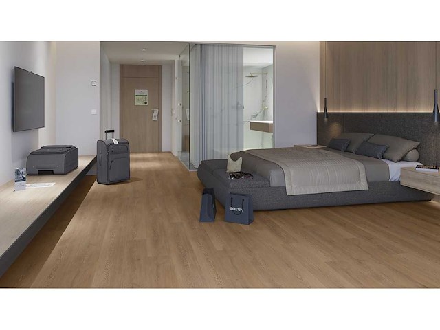 Pvc-vloer 108,72m² globe dark 1220x180mm - afbeelding 1 van  2