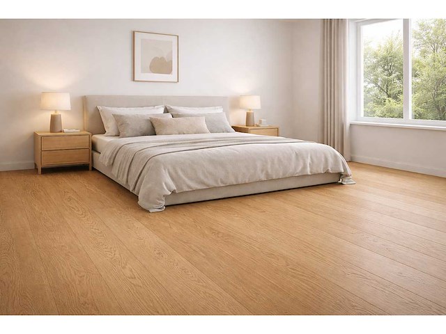 Pvc-vloer 163,2m² amande select 1220x228x6mm - afbeelding 1 van  2