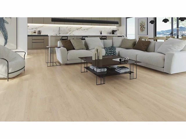 Pvc-vloer 217,44m² globe ivoor 1220x180mm - afbeelding 1 van  7