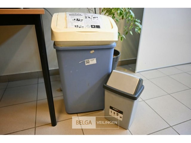 Pvc vuilbakken - afbeelding 1 van  1