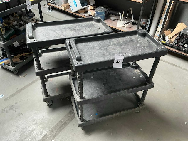 Pvc werkkar (2x) - afbeelding 2 van  2