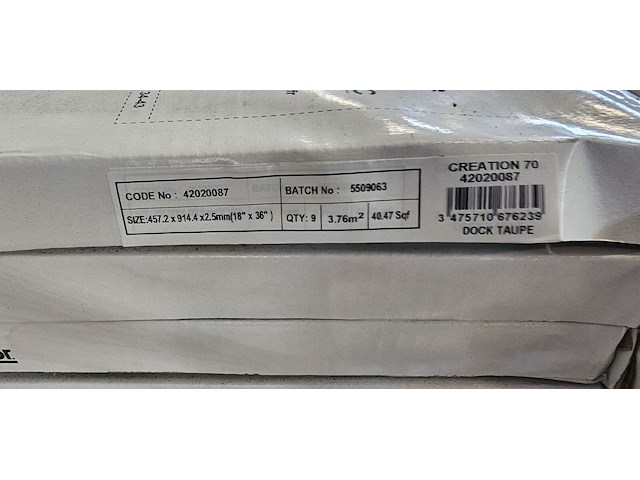 Pvc zelf te verlijmen 82m² - afbeelding 4 van  4