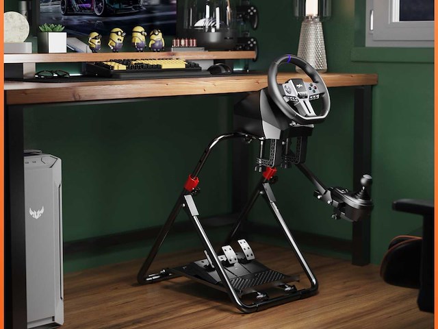 Pxn a9 opvouwbare stuurwielstandaard, racing stuurstandaard - afbeelding 1 van  6