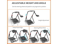 Pxn a9 opvouwbare stuurwielstandaard, racing stuurstandaard - afbeelding 3 van  6