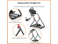 Pxn a9 opvouwbare stuurwielstandaard, racing stuurstandaard - afbeelding 4 van  6