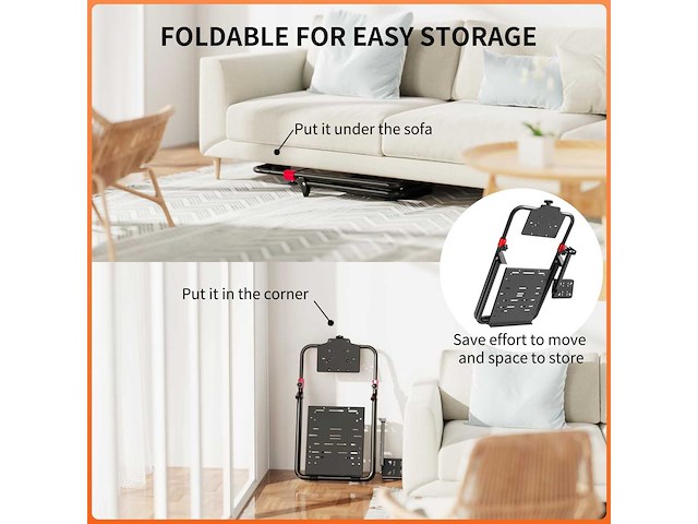 Pxn a9 opvouwbare stuurwielstandaard, racing stuurstandaard - afbeelding 5 van  6