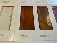 Pype 600 massieve houten binnendeur (2x) - afbeelding 1 van  3