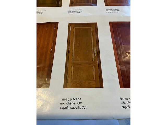 Pype 601 massieve houten binnendeur (16x) - afbeelding 2 van  3