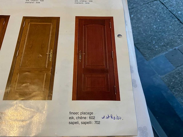 Pype 602 massieve houten binnendeur (11x) - afbeelding 1 van  3