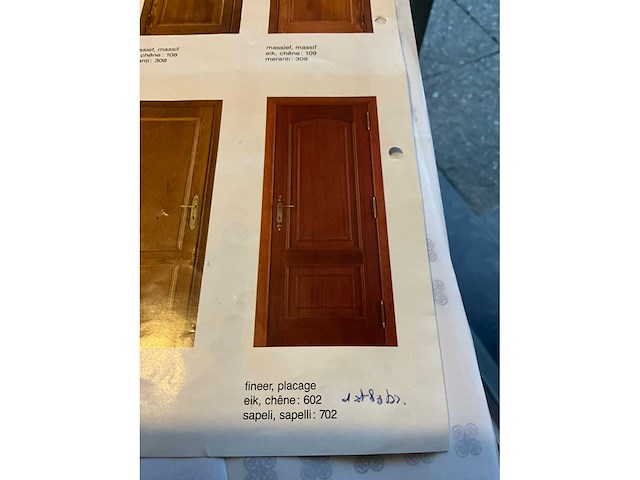 Pype 602 massieve houten binnendeur (5x) - afbeelding 2 van  3