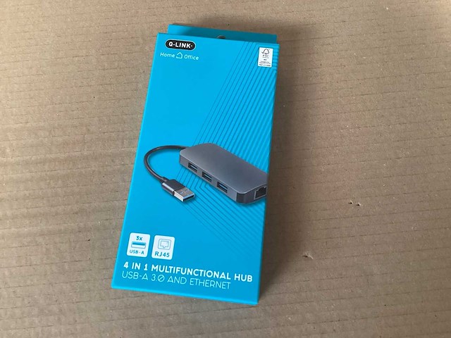Q-link 4 in 1 hub usb 3.0 (60x) - afbeelding 1 van  4
