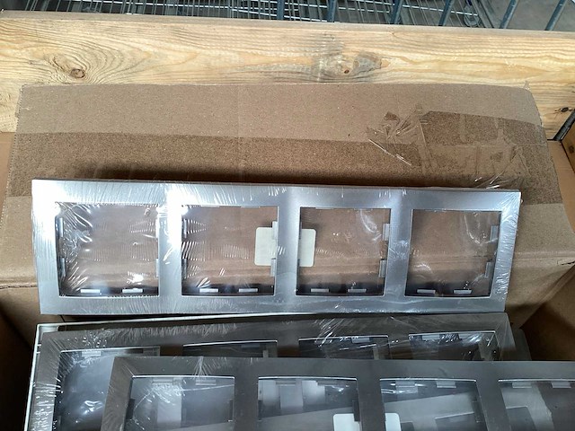 Q-link 4 voudig afdekraam, serie s2 , rvs (70x) - afbeelding 2 van  3