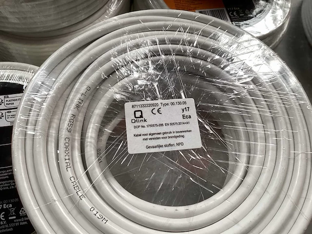 Q-link coax kabel. 25m, 6mm (33x) - afbeelding 3 van  3