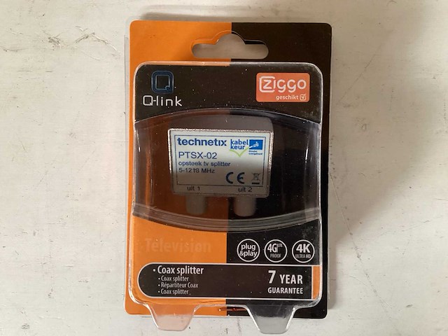 Q link coax splitter (74x) - afbeelding 1 van  5