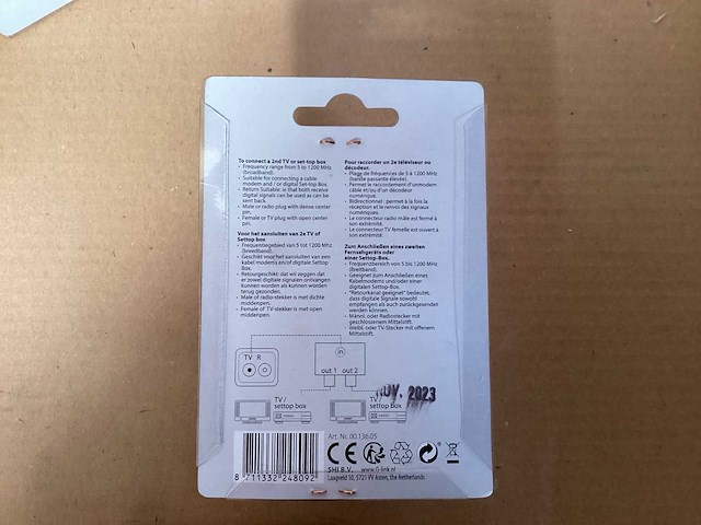 Q-link coax splitter (74x) - afbeelding 2 van  3