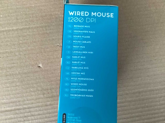 Q-link computermuis bedraad, zwart (45x) - afbeelding 1 van  1