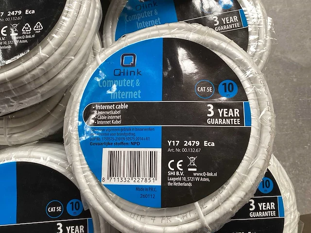 Q-link internet kabel. 10m, cat 5e (35x) - afbeelding 2 van  4