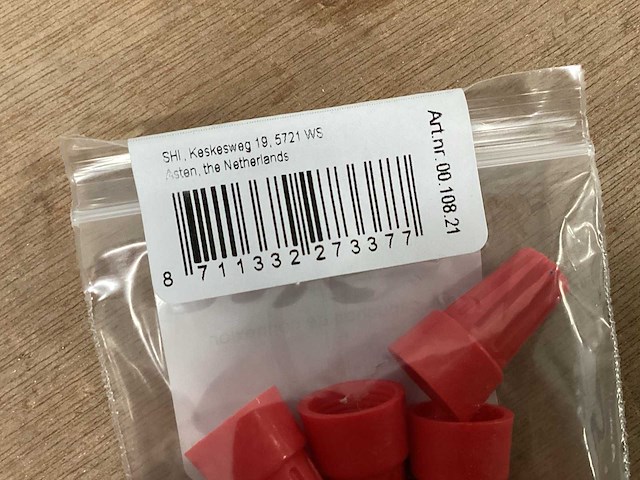 Q-link lasdop rood, 10 stuks (150x) - afbeelding 3 van  4