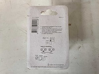 Q-link radio/tv stopcontact inbouw/doorvoer einddoos serie s2 rvs kleur (70x) - afbeelding 4 van  4
