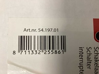 Q-link s-line schakelaar inbouw antraciet (10x) - afbeelding 6 van  6