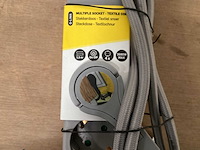 Q-link stekkerdoos, textiel snoer, 1.5 meter (12x) - afbeelding 3 van  4