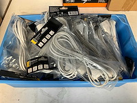 Q-link verlengkabel 3 meter wit (20x) - afbeelding 1 van  5