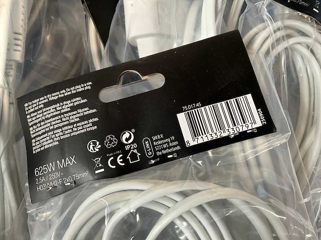 Q-link verlengkabel 3 meter wit (20x) - afbeelding 4 van  5