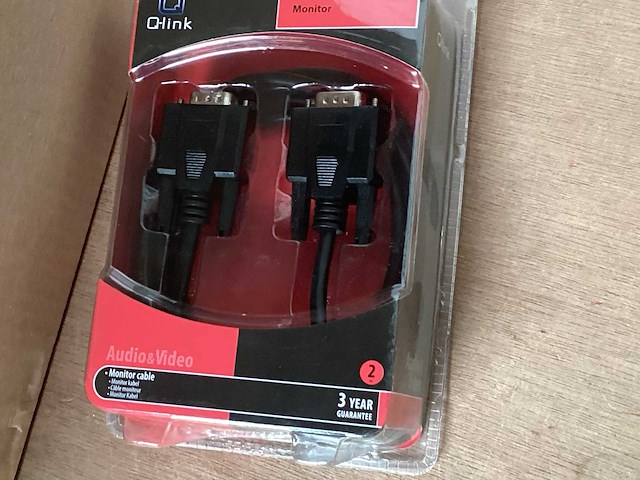 Q-link vga monitor kabel 2 meter (22x) - afbeelding 2 van  3