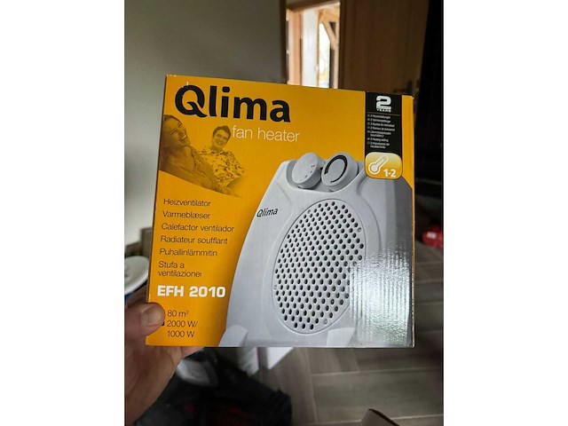 Qlima efh 2010 fan heater - afbeelding 1 van  1