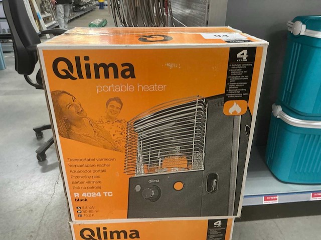 Qlima r4024 tc petrolkachel (2x) - afbeelding 2 van  2