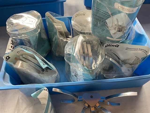 Qlinq aluminium kapstok met 5 draaibare jashaken (9x) - afbeelding 4 van  8