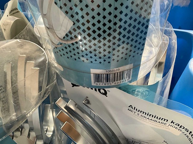 Qlinq aluminium kapstok met 5 draaibare jashaken (9x) - afbeelding 5 van  8